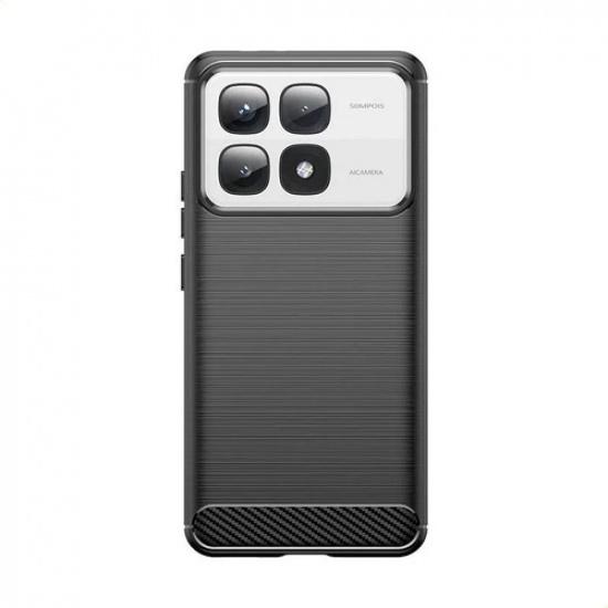 Phone Case For Xiaomi Redmi K70 Ultra ,flexible Tpu Fiber Protective Cover For Xiaomi Redmi K70 Ultra чёрный