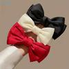 Elegant Satin Bow Hair Accessories – Big Bow Clips for Ponytail, Bun & Updo Hairstyles