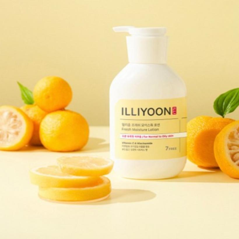 ILLIYOON Fresh Moisture Body Lotion Citrus 350ml Lightweight Hydration & Refreshing Care
