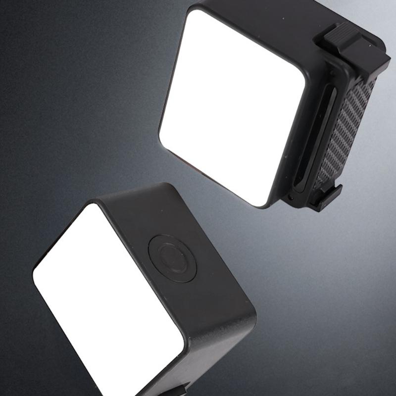 Portable Rechargeable Camera Light Lamp With Magnetic Mount Type C Fast Charging For Action Cameras 3 Brightness Setting