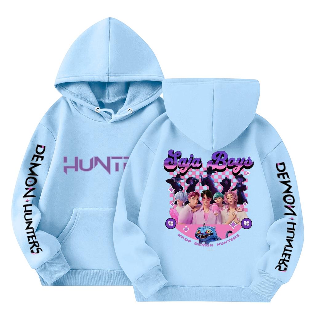 Gensere For tenåringsjenter Hettegensere Langermet genser med snøring Søt oversized hettegenser