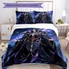 3pcs Overlord Bedding Set Duvet Cover Closure Includes 1 Duvet Cover & 2 Pillowcases, Soft and Comfortable for All Seasons.