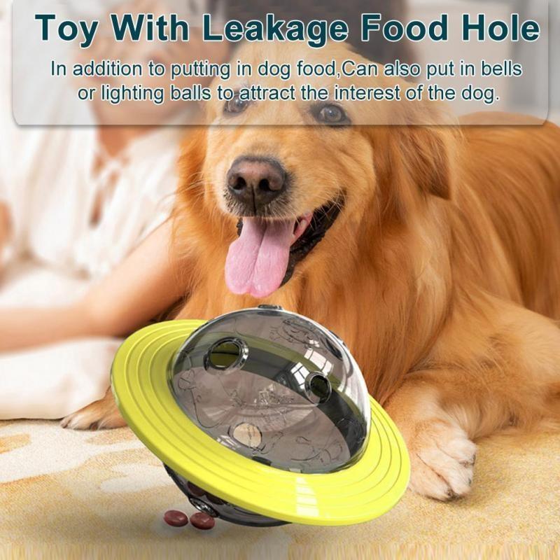 Pet Bite-resistant Flying Disc Dog Toy Flying Saucer Leaking Food Ball Educational Toy Dog Supplies