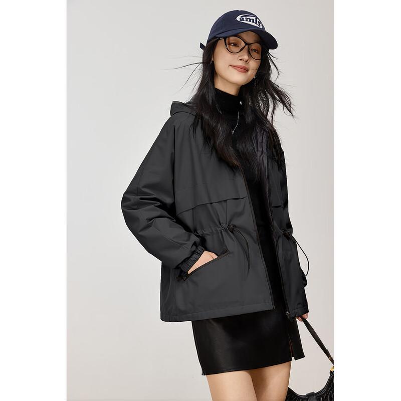 Sisui Nianhua Women s Winter Hooded White Duck Down Puffer Jacket A55025Y1 L