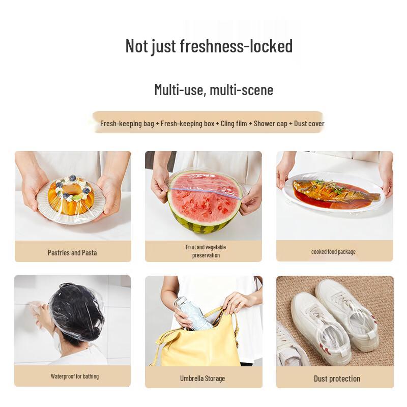 KUMBAZZ Antibacterial Disposable Food Covers Set