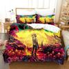 3D Print Game Outer Worlds Bedding Set Duvet Cover Bed Set Quilt Cover Pillowcase Comforter king Queen Size Boys Adult Bedding