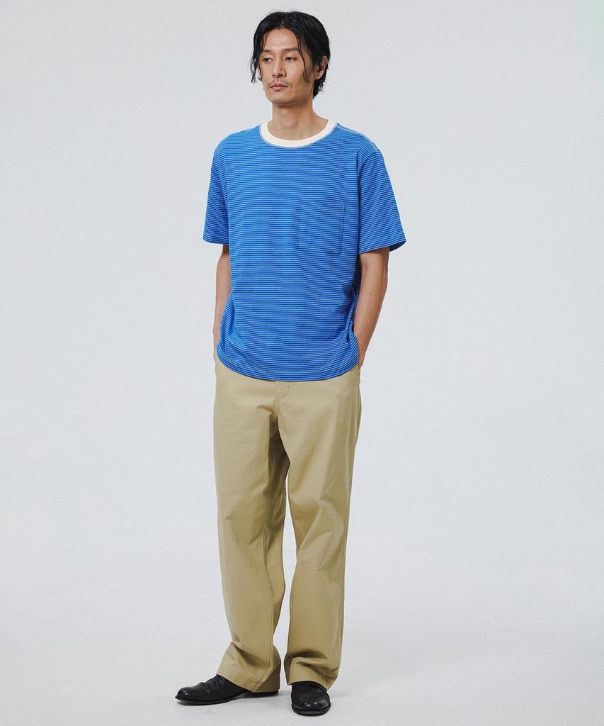 SHIRTER Two Tone Stripe T-Shirt (Royal Blue)