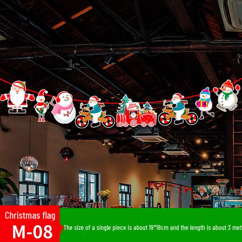 2025 Christmas Banners: Festive Hanging Decorations for Kindergartens and Malls