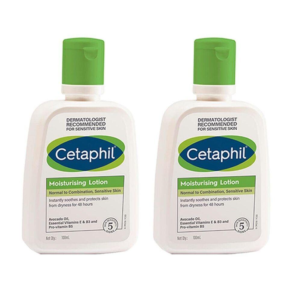 

Cetaphil увлажняющий лосьон для нормальной и комбинированной чувствительной кожи 100мл (2 упаковки)