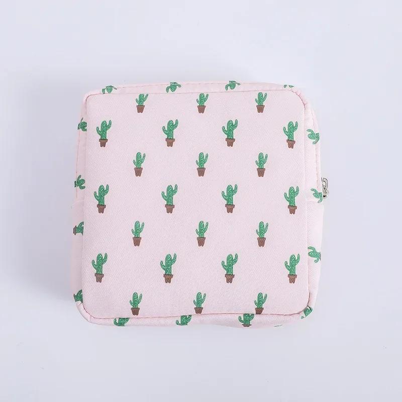 Women Zipper Small Cosmetic Bag Girls Mini Sanitary Napkins Makeup Lipstick Bags Travel Earphone Coin Organizer Purse Pouch Bags