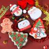 Gingerbread Man Christmas Gift & Cookie Storage Box: Wedding & Holiday Candy Packaging