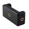 360° Rotating Phone Clip with Dual-Hole for Tripod and Selfie Stick: Supports Horizontal and Vertical Shooting with Triangular Stability