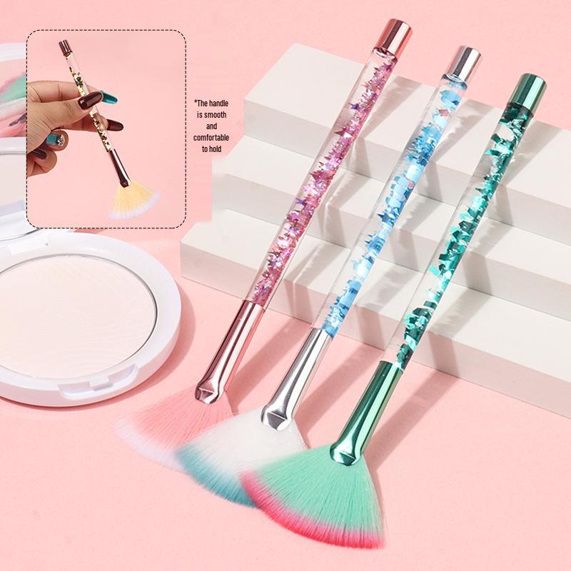 Crystal Sand Makeup Brush Set: Concealer & Eyeshadow Brushes