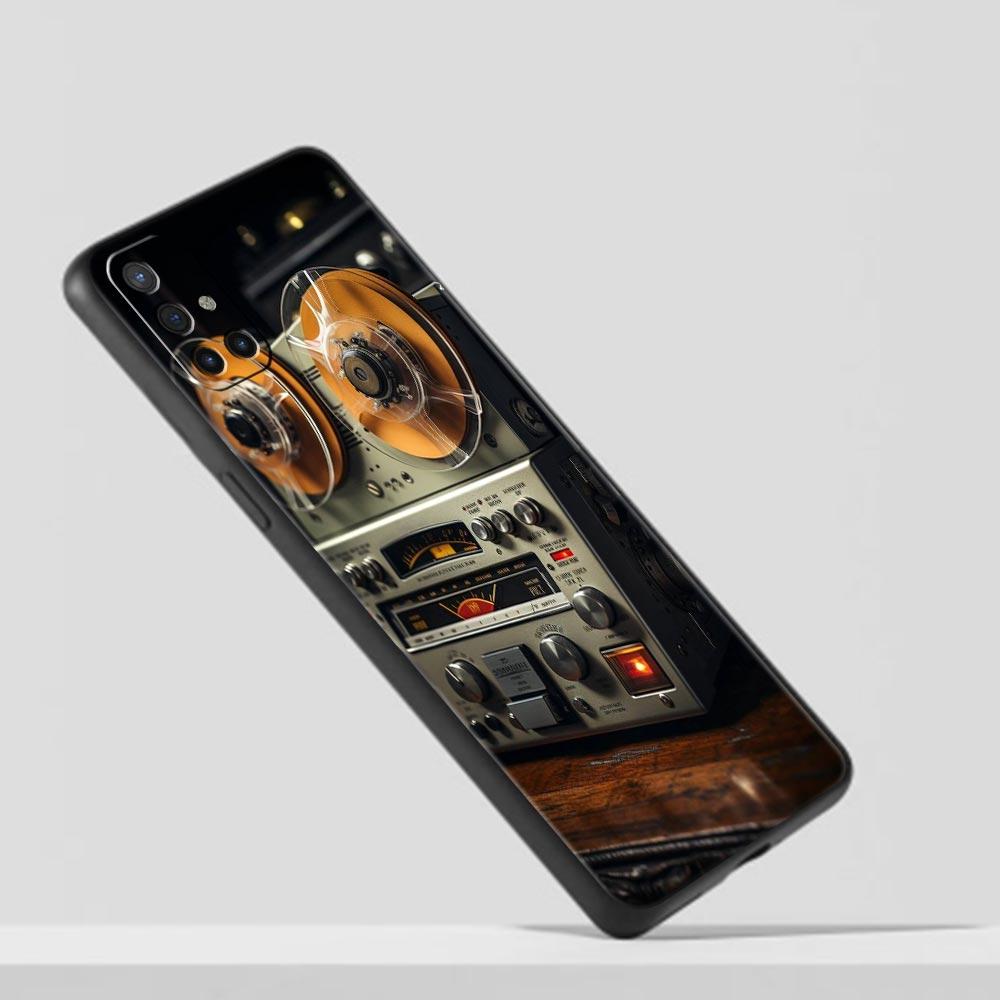Retro Recording Device Phone Case For Oneplus 13R 13 12R 11 10T 10R Nord N100 N200 N10 10 9 9R 9RT CE 3 2 Z Pro Soft TPU Cover
