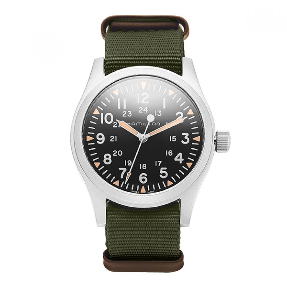 Hamilton H69529933 Khaki Field Mechanical Men S Nato Watch