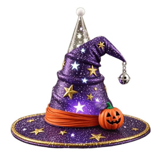 1/3Pcs Witch Hat Night Light LED Halloween Party Decoration Multipurpose Spooky Fun Light-Up Witch Hat Ornament