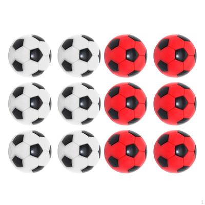 12 Adet Masa Futbolu Topları 36mm Resmi Mini 1.42" Futbol Üstü Futbol için