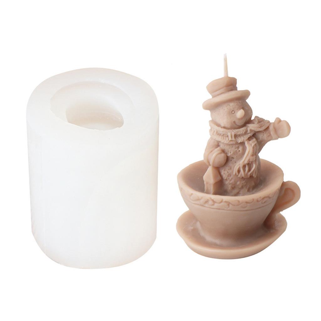 Multifuntional Mold in Silicone Christmas Party Supplies Suitable for Candle Creation and Christmas Celebrations