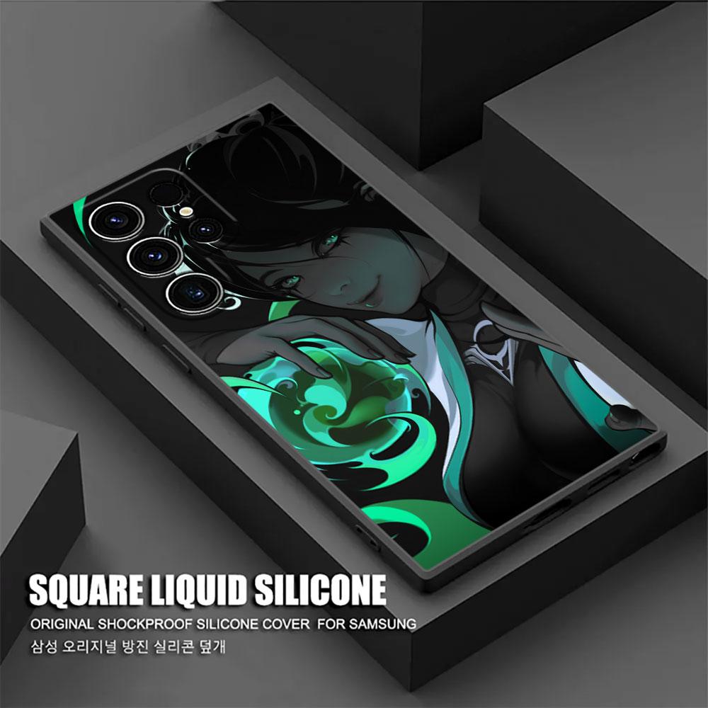 Hot Video Game Neon Valorant Killjoy S26Ultra Case For Samsung Galaxy S26 S25 S24 S23 S20 S21 FE S22 Ultra Plus Soft Phone Cover