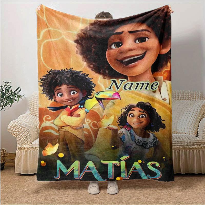 Custom 1pc Dance Colorful Flowers Blanket, Soft And Comfortable Blanket, Casual Warm, Camping Travel Blanket, Birthday Gift Q910197