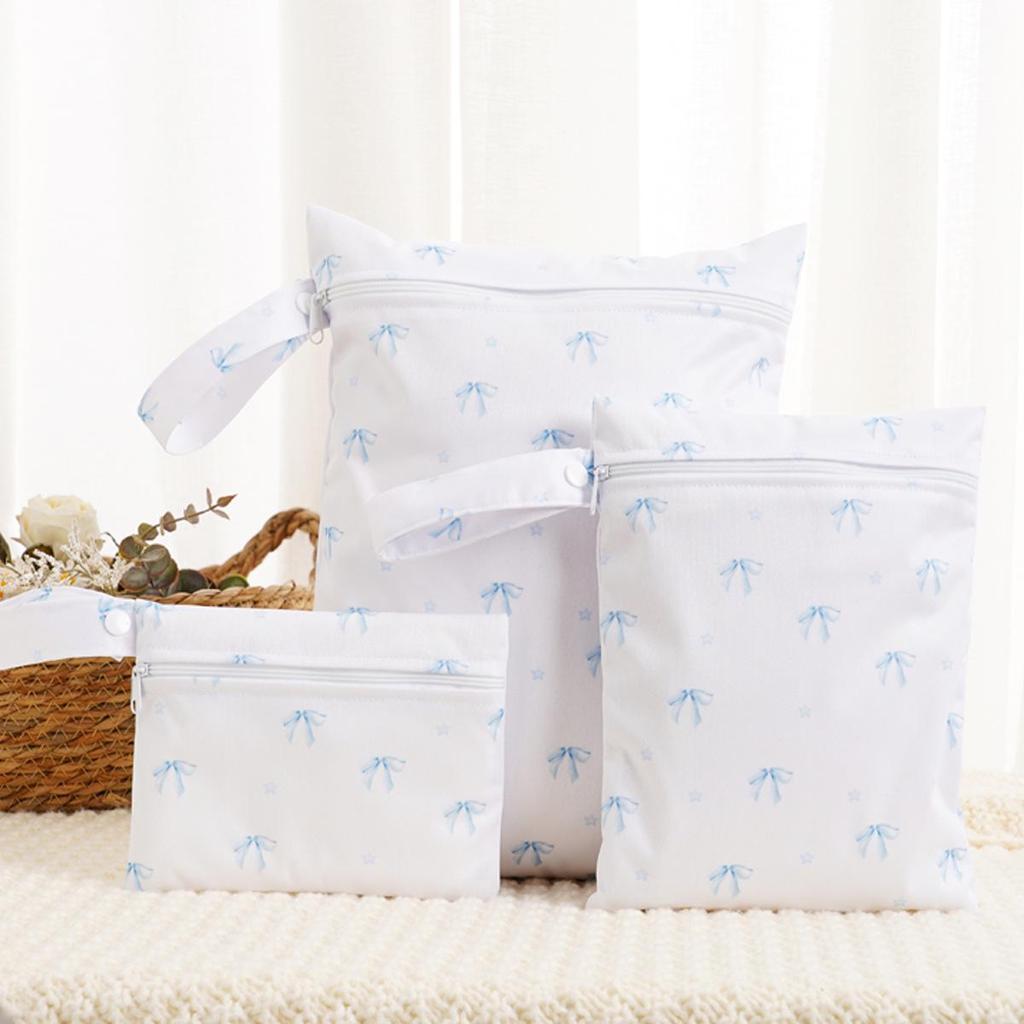 3-Piece Cute Travel and Storage Bag Set: Dustproof Hanging Bag, Clothes Organizer, Diaper & Miscellaneous Bag