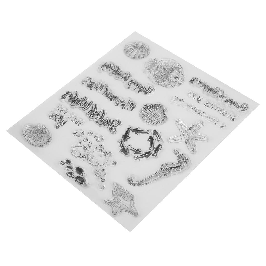 Clear Stamps Paste Repeatedly Clear Imprint  Production  Card Making Stamps for Photo Album In