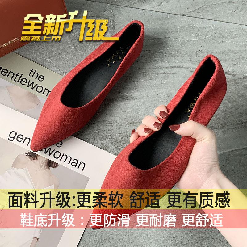 

French temperament pointed single shoes women s 2025 new summer wear light mouth soft sole laden shoes one pedal work shoes 35