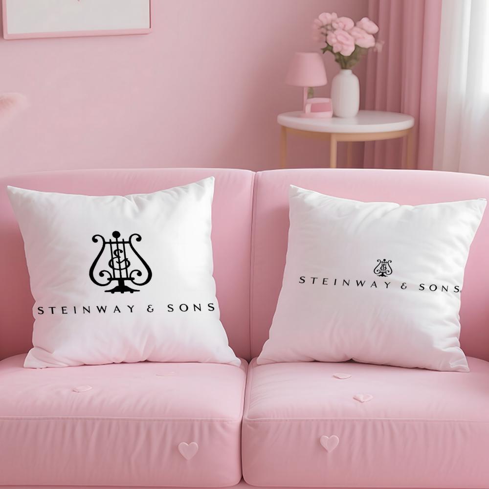 Trendy Ssteinway Sonsed Cushion Cover Soft EasyWash Pillow Case Versatile for Couch Bed Travel and Office