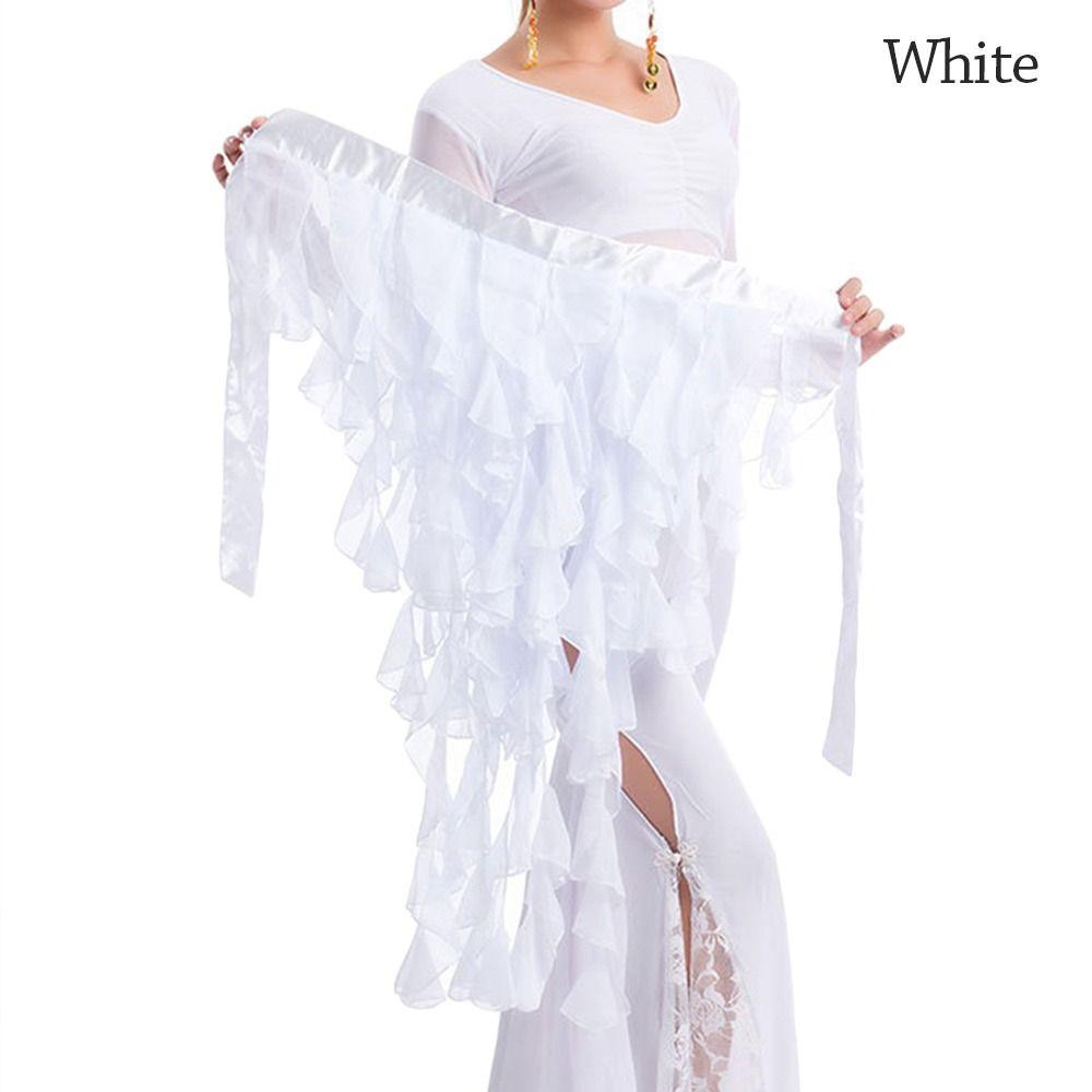 Shiny Hip Scarf Tassels Dancer Skirt Women Show Costumes