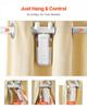 Automatic Curtain Opener, APP and Remote Control, Hub Included, Electric Smart Curtain Opener Compatible with Alexa and Google Home, Timed Opening and