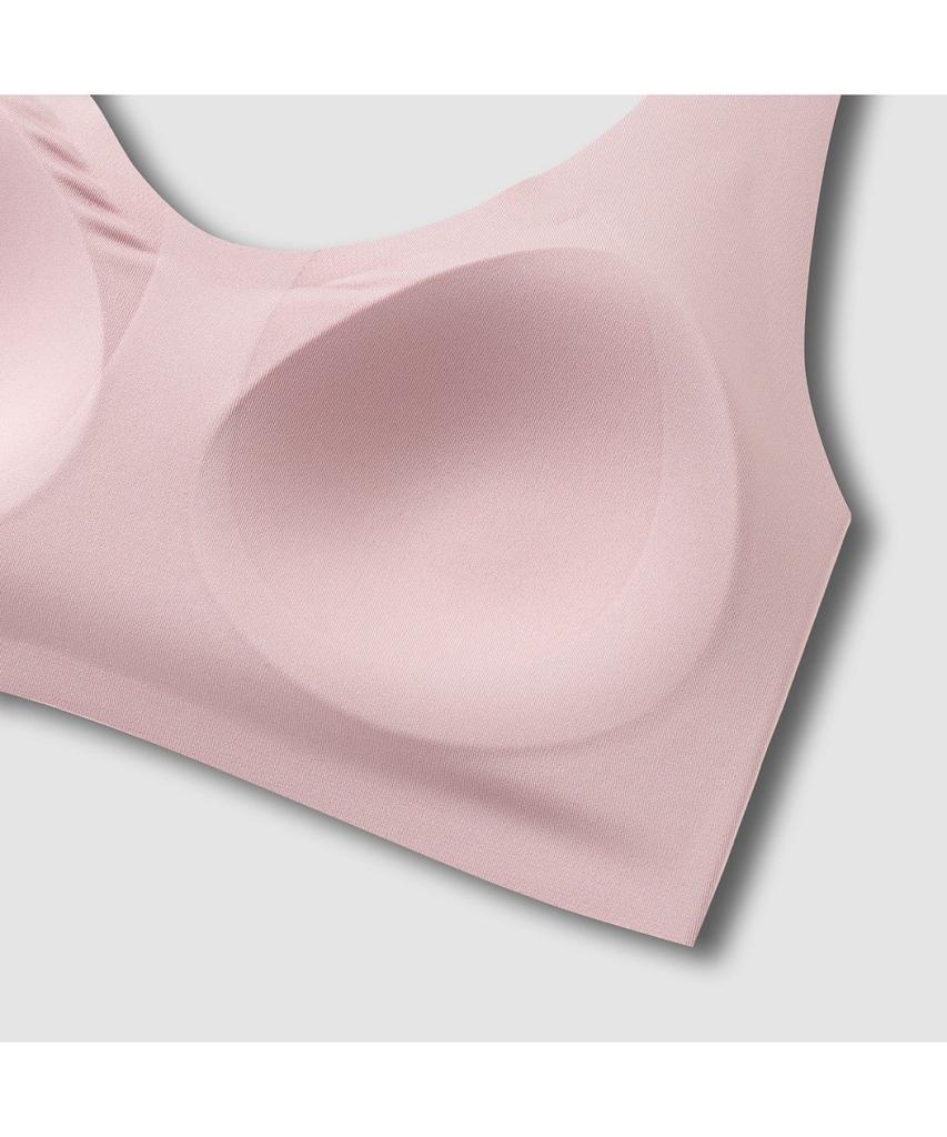 Jaju Women'S Perfect Seamless Crop Bra_Pink