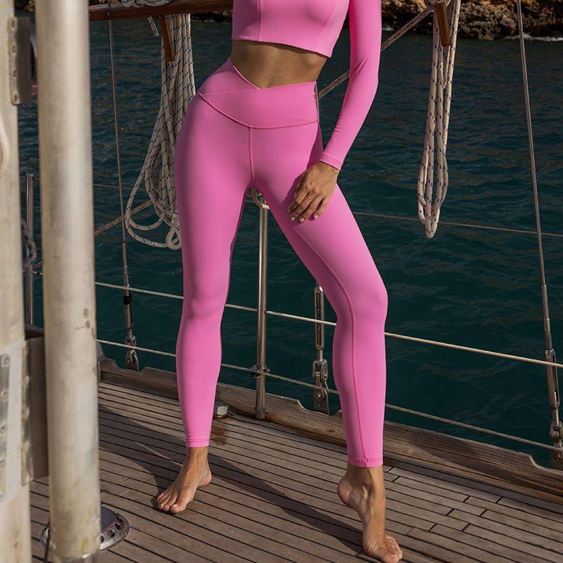 Small Chest Gathered Backless Yoga Bra Hip Raise Skinny Breathable Yoga Ninth Pants Two-Piece Set Fitness Jogging