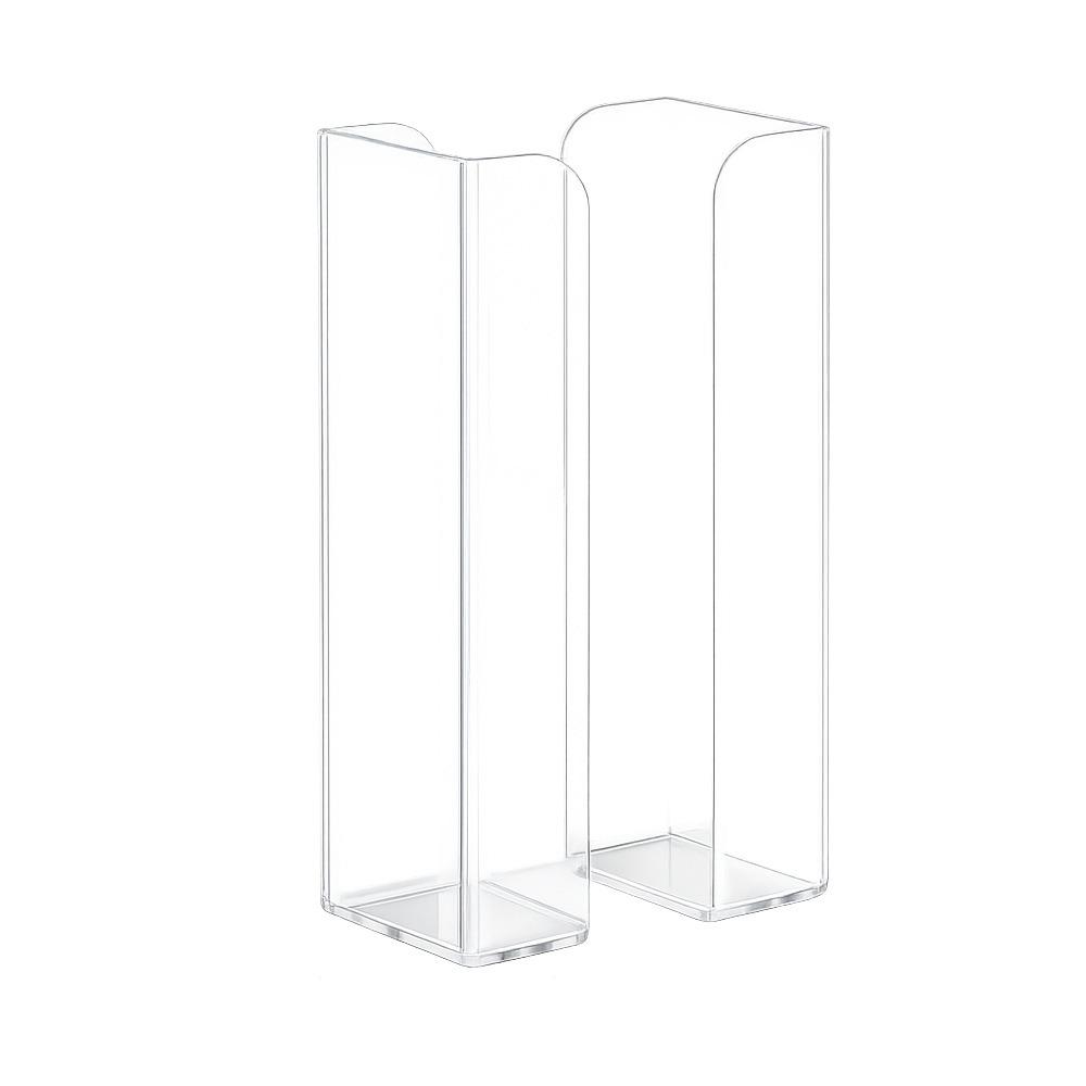 Plastic Wet Wipe Storage Box Self Adhesive Wall Mounted Refrigerator Tissue Box Adjustable Punch Free Tissue Holder Cabinet
