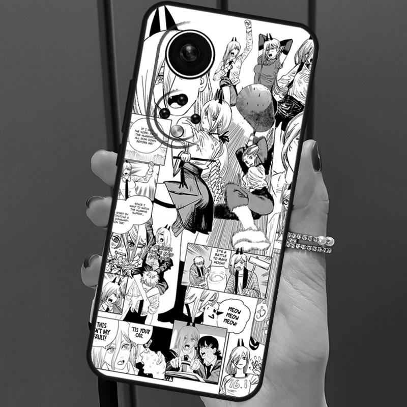 Anime Chainsaw Man For Huawei P40 Lite P20 P30 Pro Nova 9 Nova 5T P Smart 2019 Case For Honor 50 8X 9X 10i