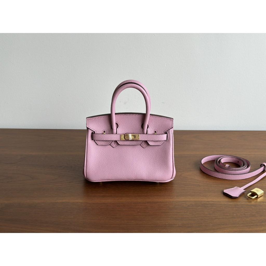 20 Couro Platina Togo Grande Capacidade Primeira Camada Feminina Couro Moda Versátil Bolsa de Mão Ombro Mensageiro Bolsa Feminina