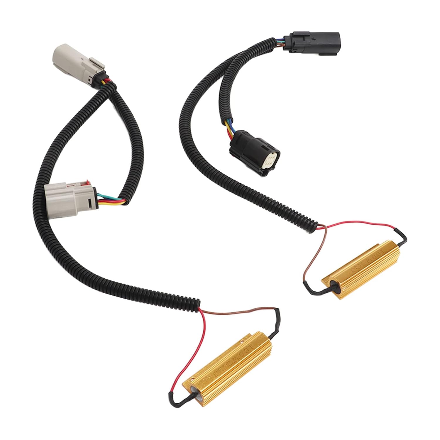 1 Pair Taillight Conversion Adaptor, Tail Light Conversion Harness LED Taillight Conversion Adaptor Wiring Connector for LTZ 2016‑2018