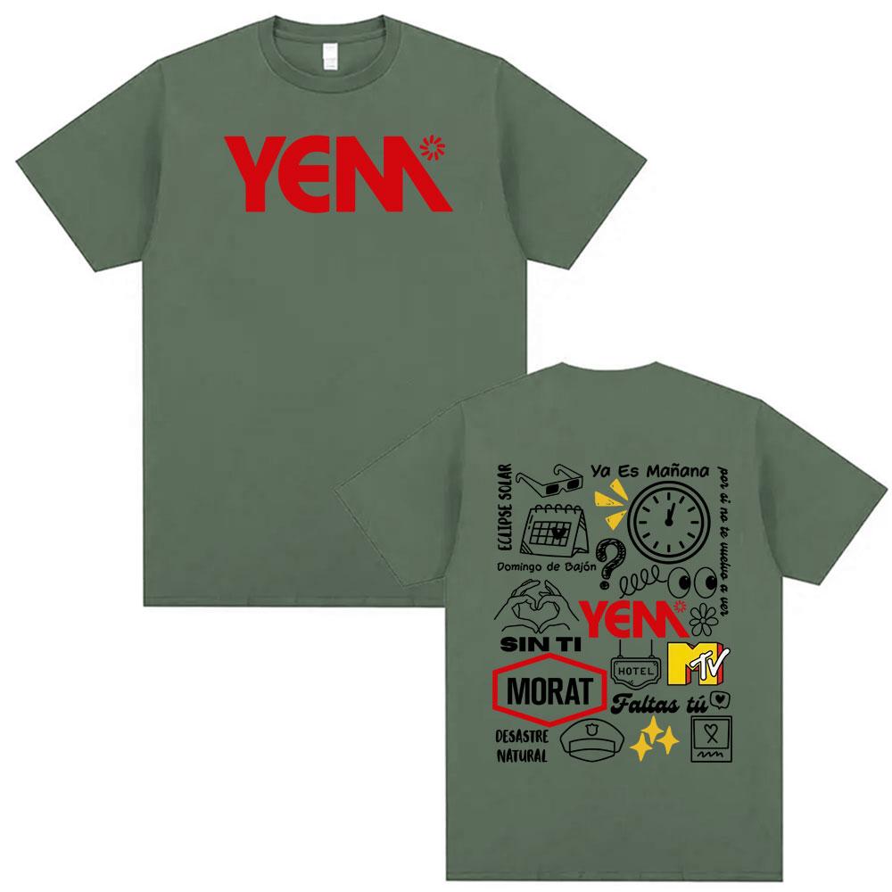 Band Morat Asuntos Pendientes Album Printed T Shirt Unisexs Hip Hop Pop Music Tshirts Oversized High Quality Tee Shirt Streetwear