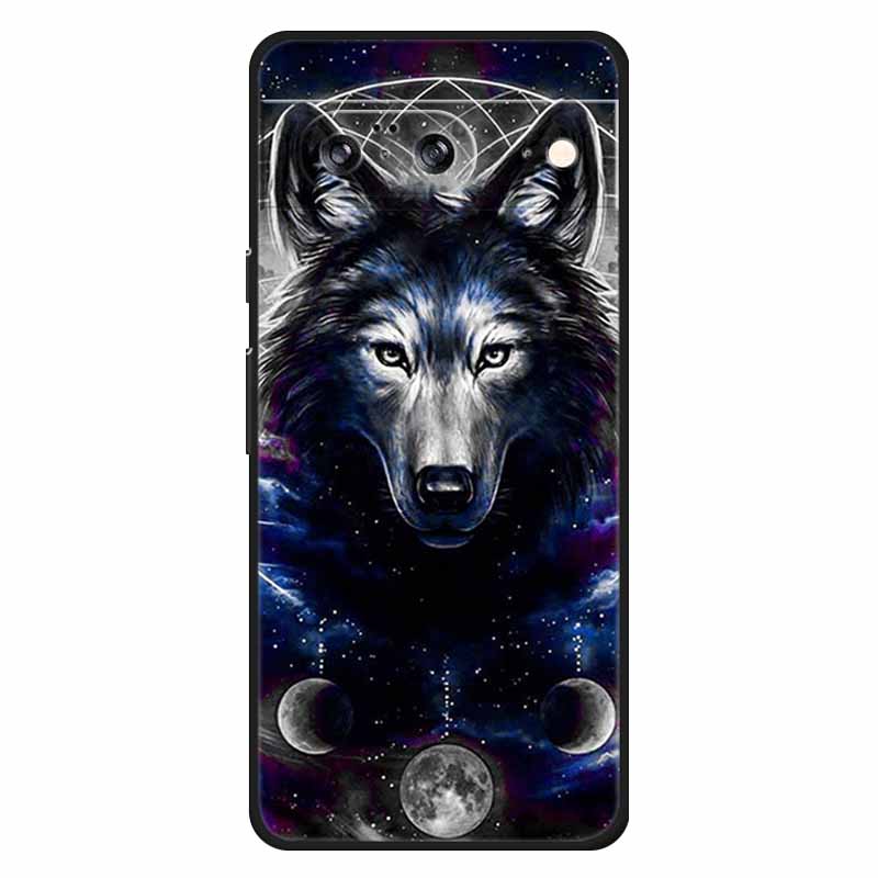 Für Google Pixel 8 / 8pro Hülle Weiches Silikon Löwe Eule Luxuriöse Rückabdeckungen Für Google Pixel 8 Pro Hüllen Pixel8 Cartoon Schalen