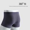 Men's 7A Antibacterial Pure Cotton Honeycomb Boxer Briefs