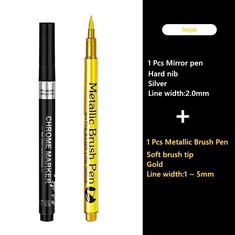 

3/1 шт. Гальванизированный маркер для зеркал, ручка для рисования, маркер для зеркал, хром, золото, серебро, маркер для стайлинга автомобилей, художественные принадлежности для поделок