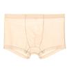 Men Underpants Breathable Solid Color Lint Free Friendly to Skin Elastic Waist Inside Wearing Polyester Quick Dry Mesh Men Boxers Underpants Gift