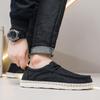 Summer Breathable Linen Woven Fisherman Shoes Lazy Shoes Lightweight Non-slip Wear-resistant Men's Loafers