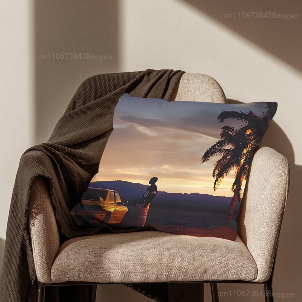 F-Frank S-Singer Pillow Case Living Room Sofa Cushion Cover Suitable For Home Bedroom Decoration And Protector
