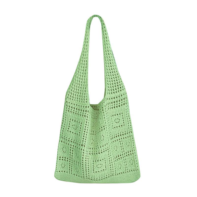 Chic Cross-Border Woven Tote: Casual, All-Match Knitted Handbag for Summer Travel