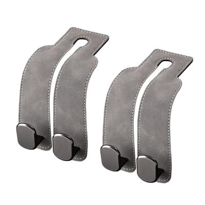 Headrest Hook, Car Hook, Luggage Hang, Car Seat Double Hook, Carefully Selected Leather Metal,