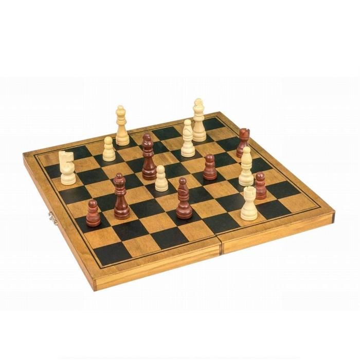 Vintage Wooden Chess Set