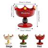 Plastic High-footed Fruit Plate Cream Style Double Layer Fruit Bowl  for Living Room