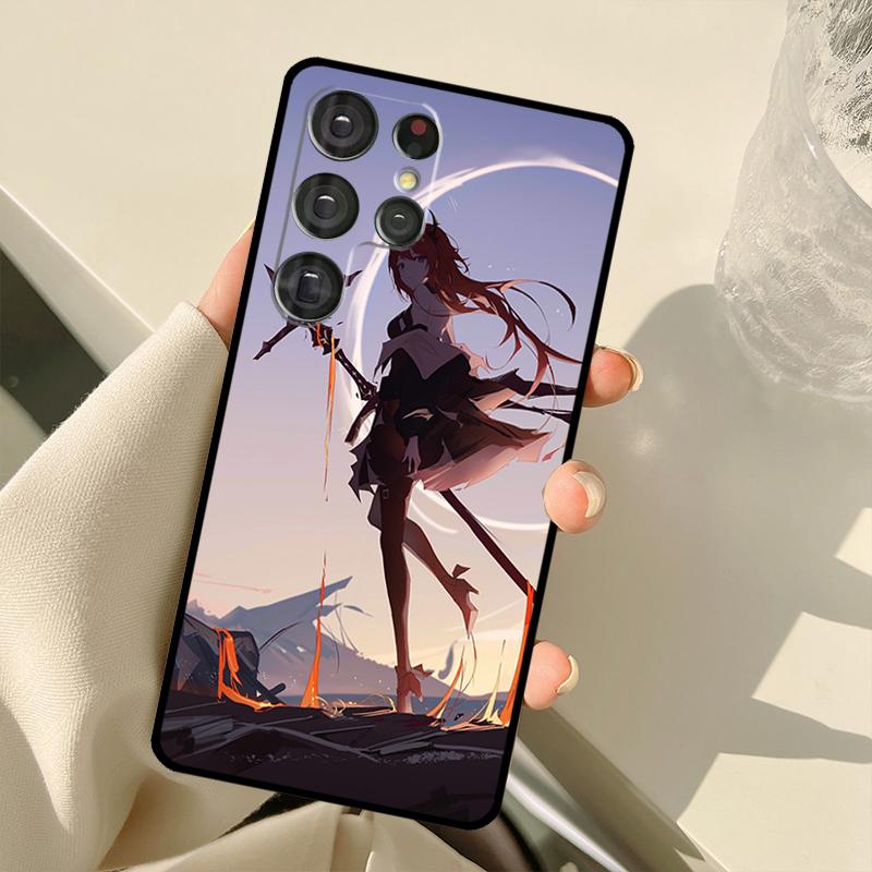 Arknights Game Phone Case For Samsung Galaxy S23 S20 FE S21 FE S22 Ultra Note20 Note10 S8 S9 S10 Plus Cover