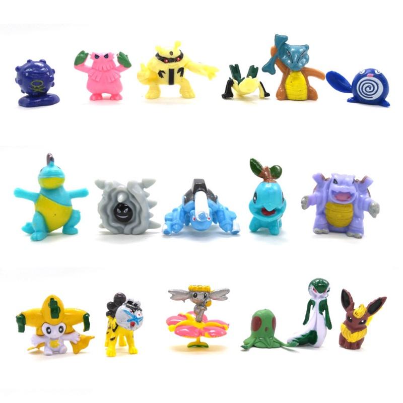 144pcs Pokemon Action Figures Collection Toy Anime Kids Toy Gift