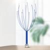 Octopus Head Massager Stainless Steel Brain Massage Claw Scalp Scratcher Engraved Head Relaxer for Promotes Blood Circulation Relieves Muscle Pain